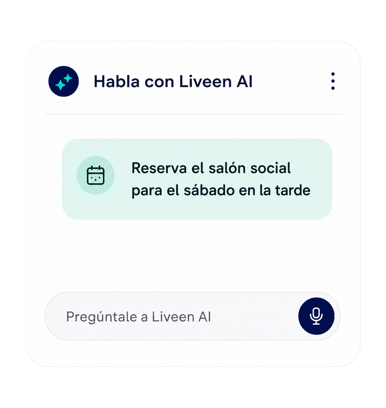 Liveen AI entiende mensajes escritos o hablados