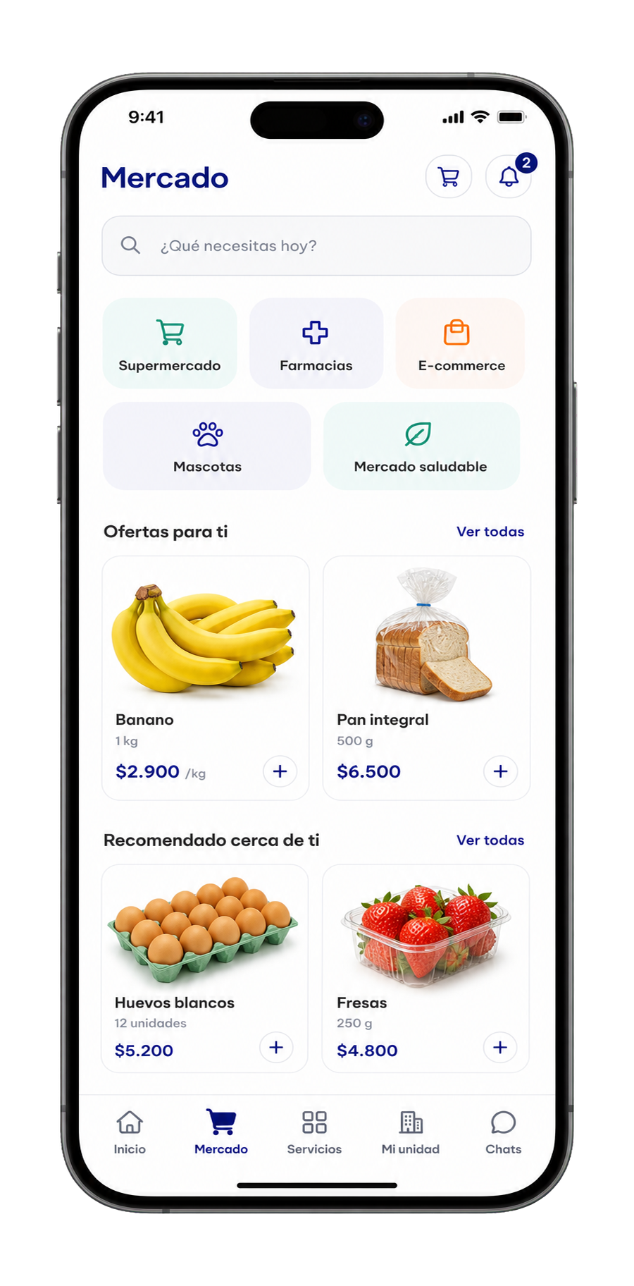Paso 1: elegir categoría en Mercado Liveen